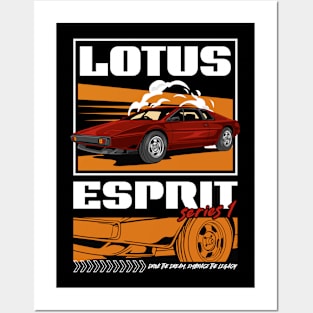 Retro Lotus Series 1 Posters and Art